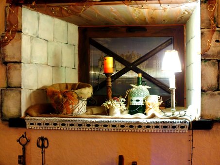 Interior in the cafe-bar "Majori" in the Dnieper. Order by stock