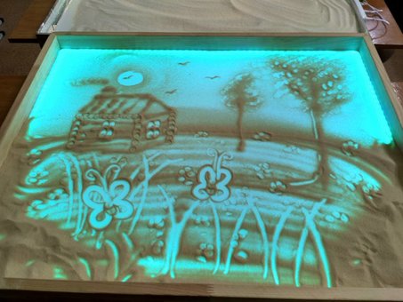 Майстер-клас із малювання піском у Вінницькому центрі «Ебру» у Вінниці. Записатися зі знижкою