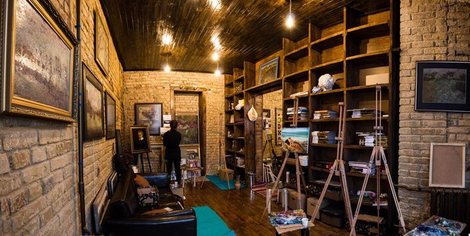 Занятия в творческой студии «Vostrykh Gallery» в Киеве. Посетить по акции