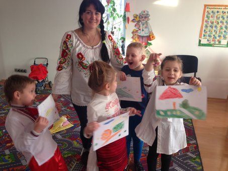 Learning Ukrainian culture and language at the Businki kindergarten in the Dnieper. Book your child at a discount.