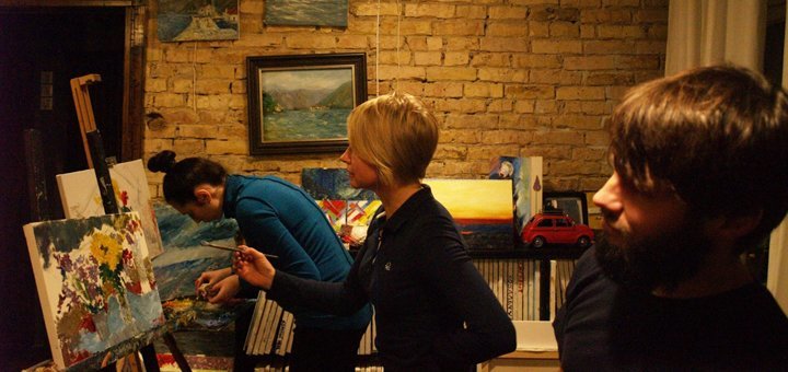 Заняття у творчій студії «Vostrykh Gallery» у Києві. Відвідати зі знижкою