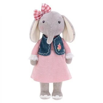 Metoo Kawaii Elephant Pink-White buy in the online store "Metoo Dolls" at a discount