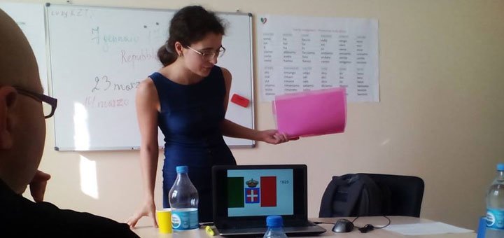 Преподаватели в школе итальянского языка «Маленька Італія». Скидки на курсы итальянского языка.