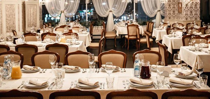 Интерьер ресторана «Panorama Lounge» в Харькове