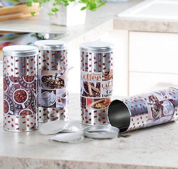 A set of cans for loose in the Pillow online store in Kiev. Buy kitchen products at a discount.