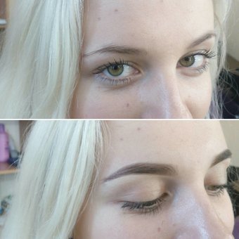 Makeup artist Irina Kostenko in Kiev. Sign up for an eyebrow shaping at a discount.