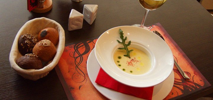 Dish at the restaurant "Che Guevara". Order at a discount