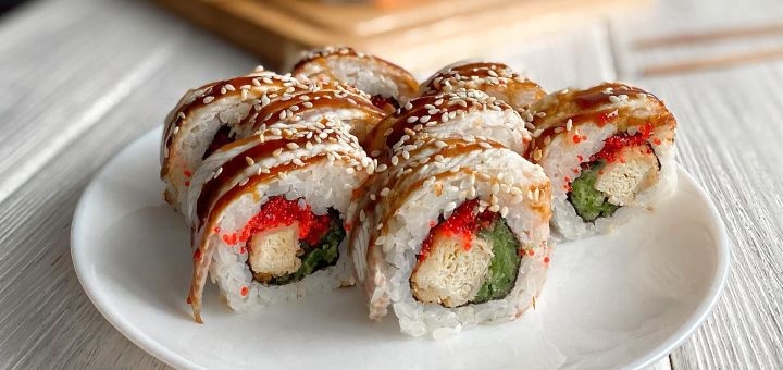 Roll from Sushi 3303. Order at a promotion