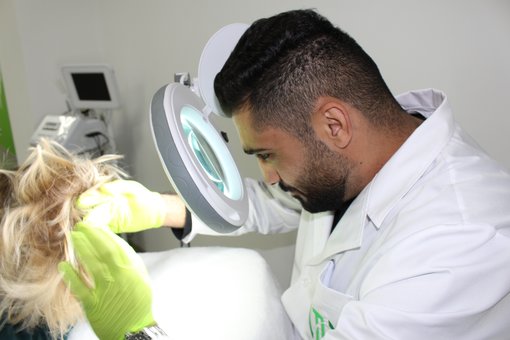 Hair treatment in cosmetology "Touch Light Cosmetology" Kiev. Sign up for a hair treatment at a discount.