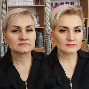 Evening make-up in the studio of Irina Kostenko in Kiev. Do it at a discount.