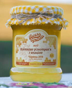 Натуральний мед ТМ «Весела бджілка». Замовити по знижці.