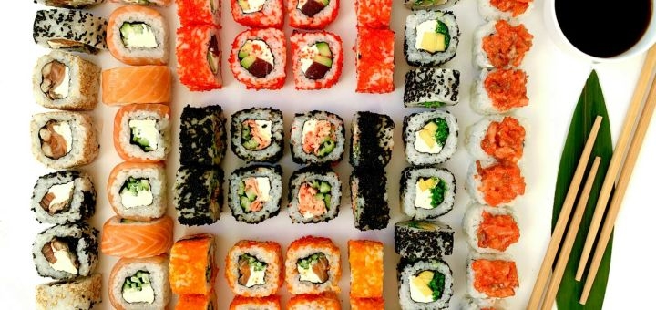 Promotion for Japanese dishes from White roll in Kharkov. order at a discount