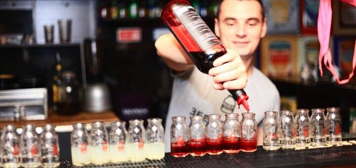 Скидка на меню с 17.00 до 19.00 ежедневно от Фан-бара Банка