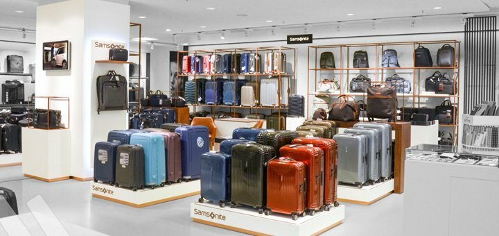 Низкие цены магазин сумок и чемоданов «Samsonite»