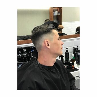 Haircut at the z-day barbershop in odessa