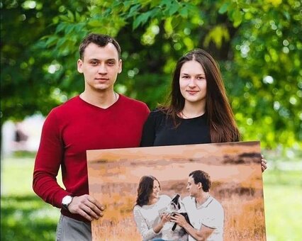 Картина за номерами в подарунок від компанії «артмішка». замовити зі знижкою.