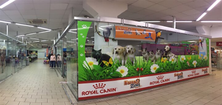 Promotional offers in the pet store &quot;eurozoo&quot;