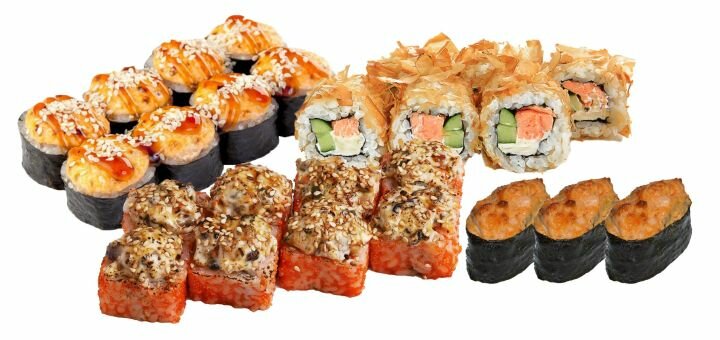 Discount on sushi and rolls from Eco Sushi in Dnipro