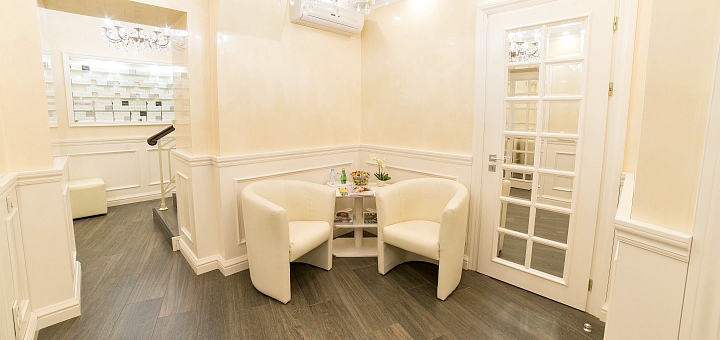 Зона ожидания в «Dr. Zapolska Clinic» в Киеве