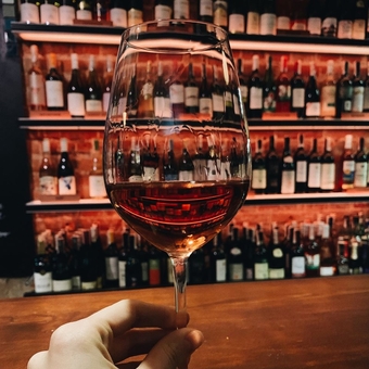 Vian wine bar. order drinks with 8 discount