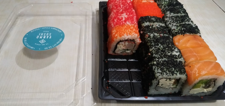 Vanmo sushi в Киеве, скидки на меню