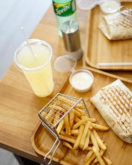 Inexpensive to eat tacos in Kiev Restaurant French Tacos