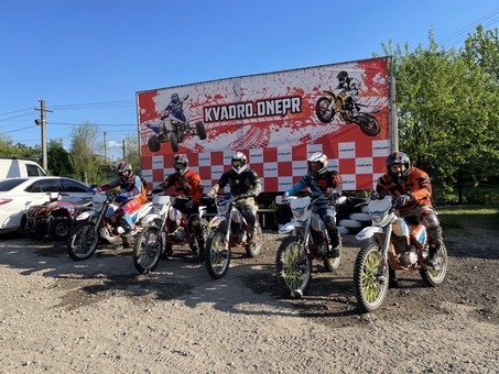 Прокат квадроциклів і мотоциклів Kvadro Dnepr в Дніпрі. Зі знижкою.