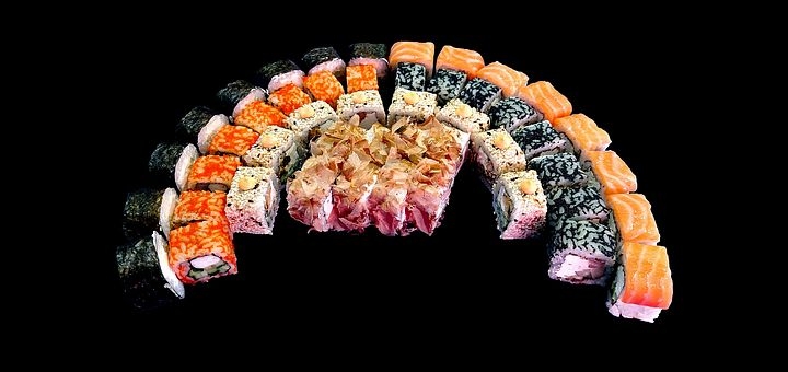 Доставка еды Вкусные роллы в Днепре, заказать суши сет