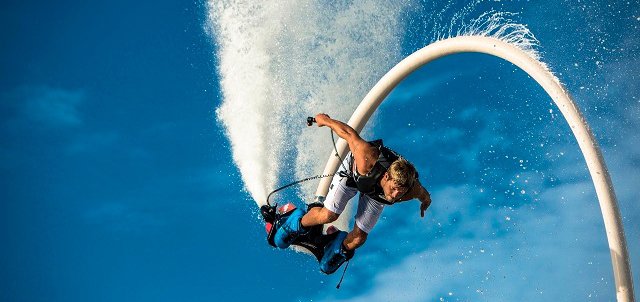 Flyboard rental at Flyin Pro in Kiev. Order flyboard rental for a promotion.