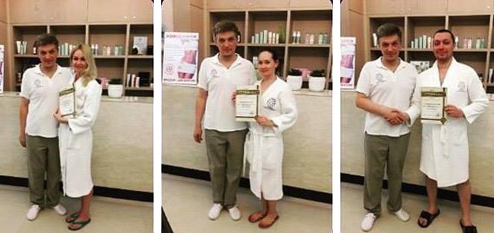 Certified massage therapist at the Lazarev Wellness studio in Kharkov. Enjoy a discounted massage.
