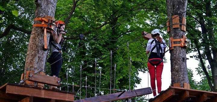Мотузковий парк у Кам'янці-Подільському «ActiveDay». Замовляйте екстрім тур до Карпат зі знижкою.