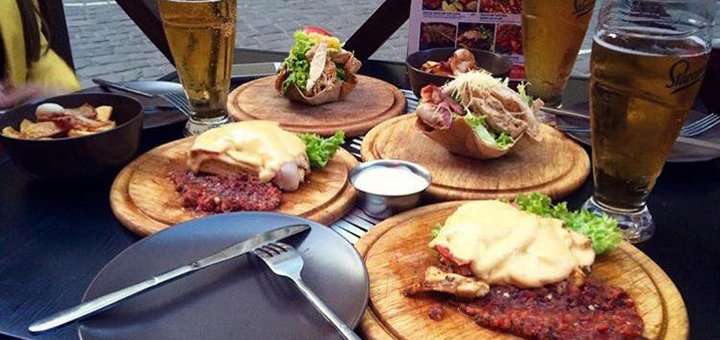 Delicious dishes in The Mexican, low