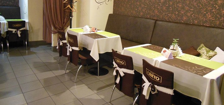 European cuisine in "Svyato"