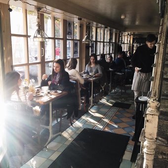 The interior of the restaurant "Compot". Book a table at a discount