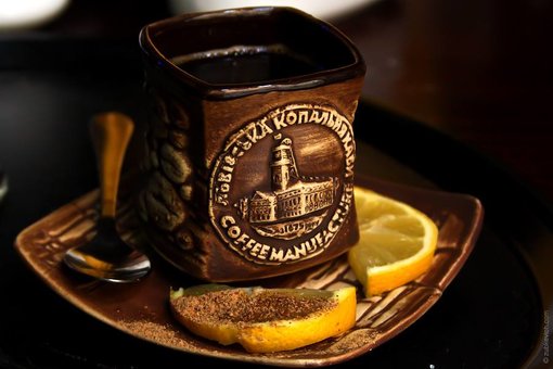 Cafe "Lviv Kopalny Kavi". Menu Badges