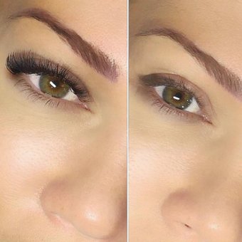 Нарощування вій 3д Київ у салоні «Майстерня краси». Записуйтесь по акції.