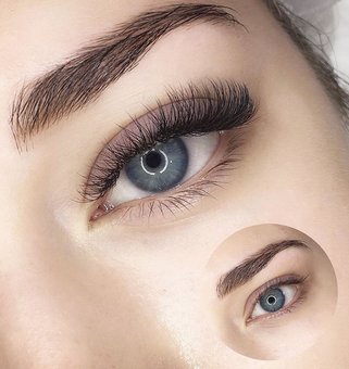 Нарощування вій 2д ефект у «Майстерні краси» у Києві. Записуйтесь по акції.