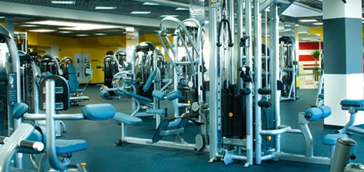 Gym in the sportland fitness club