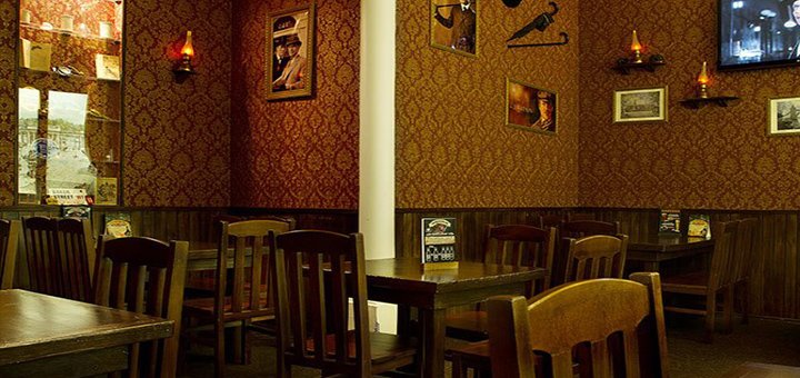 Паб «Шерлок» интерьер