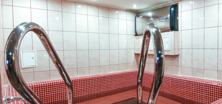 Интерьер сауны "Red star"