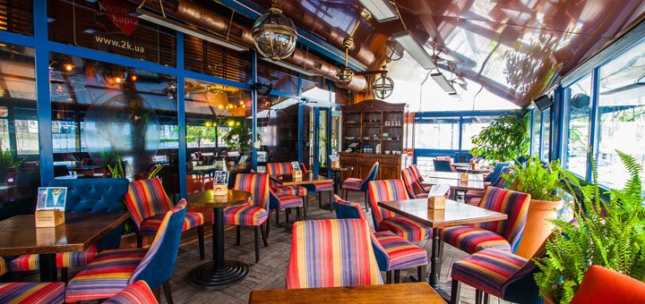 Restaurant &quot;miami blues&quot; summer terrace