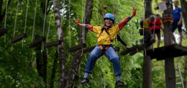 Promotions in the rope park "TARZAN" in Lviv