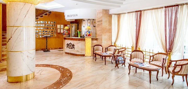Restaurant at the Eurohotel in Lviv. Order cheap